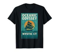 Oceanic Odyssey Ship Shirt Vintage Maritime Mystic CT Voyage T-Shirt