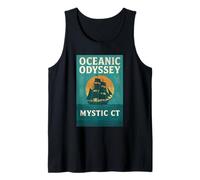 Oceanic Odyssey Ship Shirt Vintage Maritime Mystic CT Voyage Tank Top