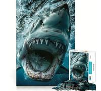 Oceanic Predator UpClose 1000 Piece Jigsaws for Teenagers Puzzle Recall Boost Stress Free Smooth Cut Artistic Gift (38x52cm)