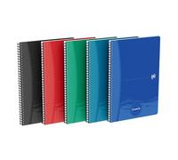 Oceanis A4 Twin Wire Notebook Ruled Assorted PK5 - 400178653