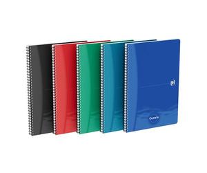 Oceanis A4 Twin Wire Notebook Ruled Assorted PK5 - 400178653