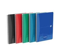 Oxford Oceanis Wirebound Notebook Ruled A5 Assorted (Pack of 5)