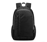 Oceanlend Nylon Folding Backpack for Men and Women, Perfect for Outdoor Adventures (black)