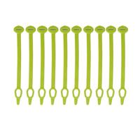 Oceanlend Set of 10 Outdoor Hook Clips Designed for Beach Umbrellas Securely Hang Your Items Anywhere (Green)