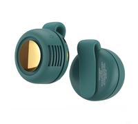 Oceanlend Waist Fan, 3 Speeds Personal Shirt Fan, For Camping,Traveling,Fishing,74X65x50mm, 800MAh(green)