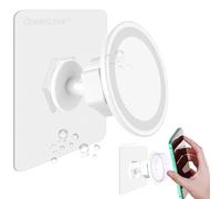 OCEANLOVE for MagSafe Wall Mount Magnetic Phone Holder, Self-Adhesive, 360 Rotatable, Waterproof, Compatible with iPhone 16/15/14/13/12,All Phones, Shower Mirror Car Glass Bathroom Kitchen (White)