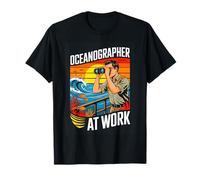Oceanographer At Work Marine Biology Ocean Scene T-Shirt