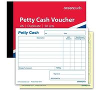Oceanpads Carbonless NCR Petty Cash Voucher Duplicate Books A6 50 Sets (70161)