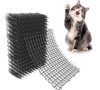 OCEANPAX 12 Pack 16 X 13 Inch Square Cat Scat Mats for Cats with Spikes, Prickle Strips from Digging Cat Deterrent Outdoor