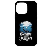 Oceans Are Deep So Are My Thoughts Ocean Mood Case for iPhone 14 Pro Max