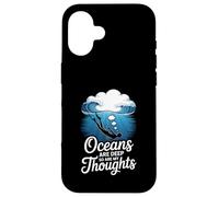 Oceans Are Deep So Are My Thoughts Ocean Mood Case for iPhone 16