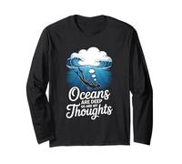 Oceans are Deep So are My Thoughts Ocean Mood Long Sleeve T-Shirt