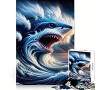 Oceans Fury Jigsaw Puzzle 1000 Piece for Adults Logic Boost Toy Together Fun Premium Edge Stylish Gift (50x75cm)