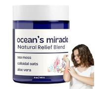 Oceans Miracles Eczemas Relief Cream, 140g Eczemas Healing Natural Relief Blend, Skin Soothing Moisturizing Ointment, Gentle Nourishing Anti-Inflammatory Balm, for Dry, Redness & Itchy Skin