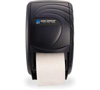 Oceans R3590TBK 7-12'' Width x 12-34'' Height x 7'' Depth, Black Pearl Plastic Duett Standard Bath Tissue Dispenser