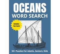 Oceans Word Search Puzzle Book with Fun Facts: Word Searches with Easy to Read Print about the Oceans, Pirates, Marine Animals, and much More | 8.5x11 ... Gift for Vacations, Holidays and Free Time