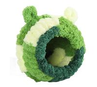 oceanside Bird Houses, Soft Velvet Bird Velvet Bird Nest House with Secure Gasket, Nature and Comfortable Bird Nesting Box for Lovebirds Budgie Finch Bird (5.51 in)