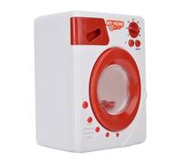 Oceanside Toy Washing Machine, Interactive Washing Machine Toy, Pretend Household Washer Furniture Dollhouse for Kids Role Play (8.46 in)