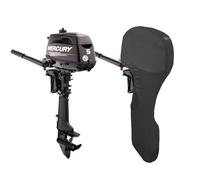 Oceansouth Outboard Motor Full cover for Mercury (Cover Compatible with 123CC 4HP 5HP (4 STROKE 1 CYL) 20")