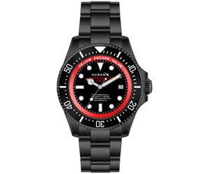 OceanX Sharkmaster 1000 SMS1028 - Man - 44 mm - Analogue - Automatic - Sapphire Glass Black/Red 44 mm