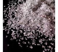 Ocefeiyue Crushed Mirror Glass for Resin Art,Broken Fire Glass Pieces for Tabletop Fire Pit,Crafts,Home Decorations Vase Fillers,15 OZ