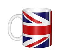 OCELIO Uk Flag Ceramic Coffee Mug Gift For Wife, Mother, Birthday Gift 330ml Suitable For Coffee, Tea And Hot Cocoa.