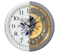 OCEST 13Inch Glow in The Dark Wall Clock, Silent Luminous Night Lighted up Wall Clock, Battery Operated for Bedroom, Bathroom, Living Room, Kitchen Kid Gift