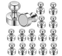 OCEUMAOA Neodymium Magnets - Mini Silver Magnets for Fridge, Whiteboard, Crafts, Home & Office - 16 Pack