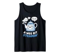 Och Aye The NOO Wee Bit Steamin' Teapot Tank Top