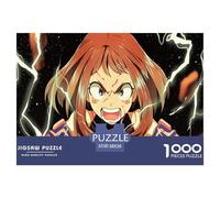 Ochaco Uraraka Jigsaw Puzzles Puzzle for Adults Kids. 1000 Pieces Gravity Girl Impossible Challenge Toy Educational Games Home Decoration for Educational Games Gifts 38x26cm/1000pcs