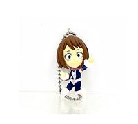 Ochaco uraraka ultimate deformed mascot volume 1 pvc 5cm keychain gashapon strap swing keychain original bandai