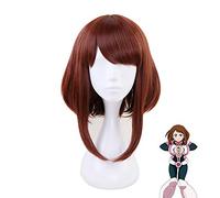 Ochako Uraraka Wig Boku No Hero Academia Cosplay Wig Synthetic Red Short Anime My Hero Academia Cosplay Ochaco Uraraka Mz-1164