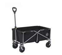 ochama×J.ZAO Camping Trolley - Foldable Camping Cart, Outdoor Wagon Trolley, Heavy-duty Festival Trolley on Wheels, Collapsible Festival Trolley - For Camping, Grocery Shopping, Outdoor Activities, Fe