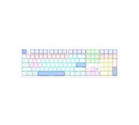 ochama J104 Full size RGB wired mechanical keyboard, QWERTY US layout, USB-A, White