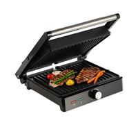 ochama Multifunction Contact Grill 2000W, Electric Health Grill, Steak Grill Sandwich Maker Panini Press, Double-Sided Heating for Home, Food-Grade Non-Stick Coating, 28×22cm Large Plates