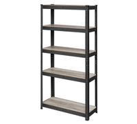Ochama x SONGMICS 5-Tier Shelving Unit, Steel Shelving Unit for Storage, Load Capacity 650 kg, 30 x 75 x 150 cm, Greige
