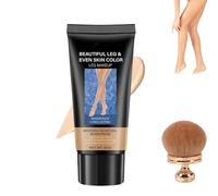 O'CHEAL Leg Makeup Waterproof No Transfer, No Transfer Leg Makeup Cream, Body Coverage Perfector Waterproof, Sweatproof & Long Lasting Full Coverage Body Concealer for Legs (Ivory white, 1PC)