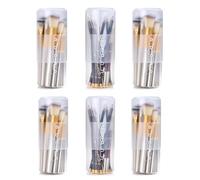 OCHEAL Makeup Brush Holders, 6 Pack of Make up Brushes Organizer Travel Case Retractable Plastic Travel Makeup Brush Holder For Vanity Makeup Artist Brushes Storage Cup