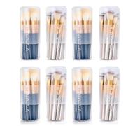OCHEAL Makeup Brush Holders, 8 Pack of Make up Brushes Organizer Travel Case Retractable Plastic Travel Makeup Brush Holder For Vanity Makeup Artist Brushes Storage Cup