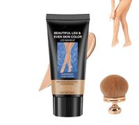 O'CHEAL No Transfer Leg Makeup Cream, Body Coverage Perfector Waterproof, Waterproof Full Coverage Body Concealer, Sweatproof Long Lasting Leg Cream for All Skin Types (Natural, 1PC)
