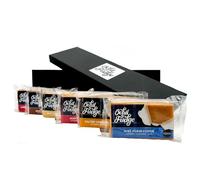 Ochil Fudge Handmade Scottish Fudge Gift Box, 6 Mouthwatering Flavours, Gluten-Free & Vegetarian, 6 x 100g Bars