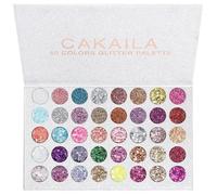 OCHILIMA 40 Colors Glitter Sparkle Eyeshadow Makeup Palette Pallets For Women Girls Black White Glitter Chunky Eyeshadow Pressed Powder Pink Shimmer Glue Gel Eyeshadow