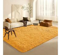 (Ochre, 60X220CM) Large Shaggy Rugs Non-Slip Fluffy Rug Soft Carpet Mat