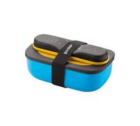 Ochre LUNCH BOX SET WITH TRAVEL CUTLERY 'STORE&GO' "ON THE GO"