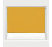 Ochre Made To Measure Deluxe Daylight Roller Blinds Light Filtering Premium Fabric Easy Fit Metal Brackets Bedroom Living Room Office Child Safe 210cm Width x 160cm Length