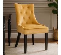 Ochre Velvet Dining Chair | Daxton