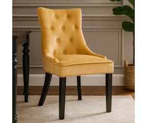 Ochre Velvet Dining Chair | Daxton
