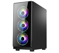 OCHW Achos RGB Ultra Fast Gaming PC Desktop Computer AMD Ryzen 5 4600G 4.2Ghz 12 Threads ATI Radeon HD Graphics USB 3.0 120GB SSD 16GB DDR4 Wifi Windows 11 Pro