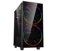 OCHW Black Hole ARGB Ultra Fast Gaming PC Desktop Computer AMD Athlon 3000G Quad Thread ATI Radeon HD Vega 3 Graphics 600W PSU USB 3.0 240GB SSD 8GB DDR4 Wifi Windows 11 Pro