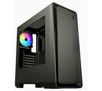 OCHW Dark Soul RGB Ultra Fast Gaming PC Desktop Computer AMD Ryzen 5 4600G 4.2Ghz 12 Threads ATI Radeon HD Graphics USB 3.0 120GB SSD 8GB DDR4 Wifi Windows 11 Pro